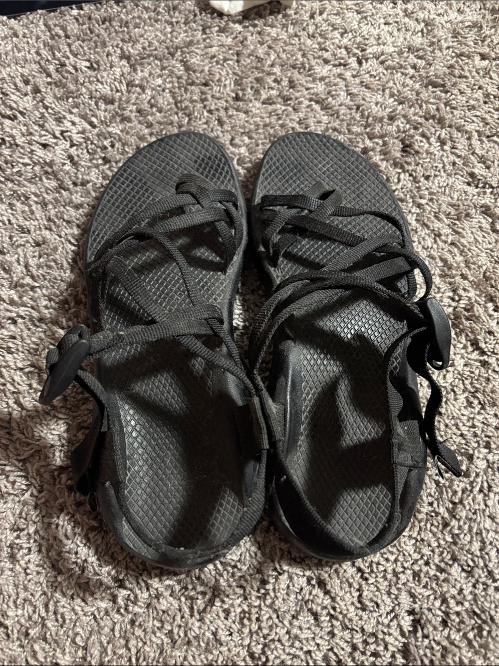 Black Strappy Chaco Sandals